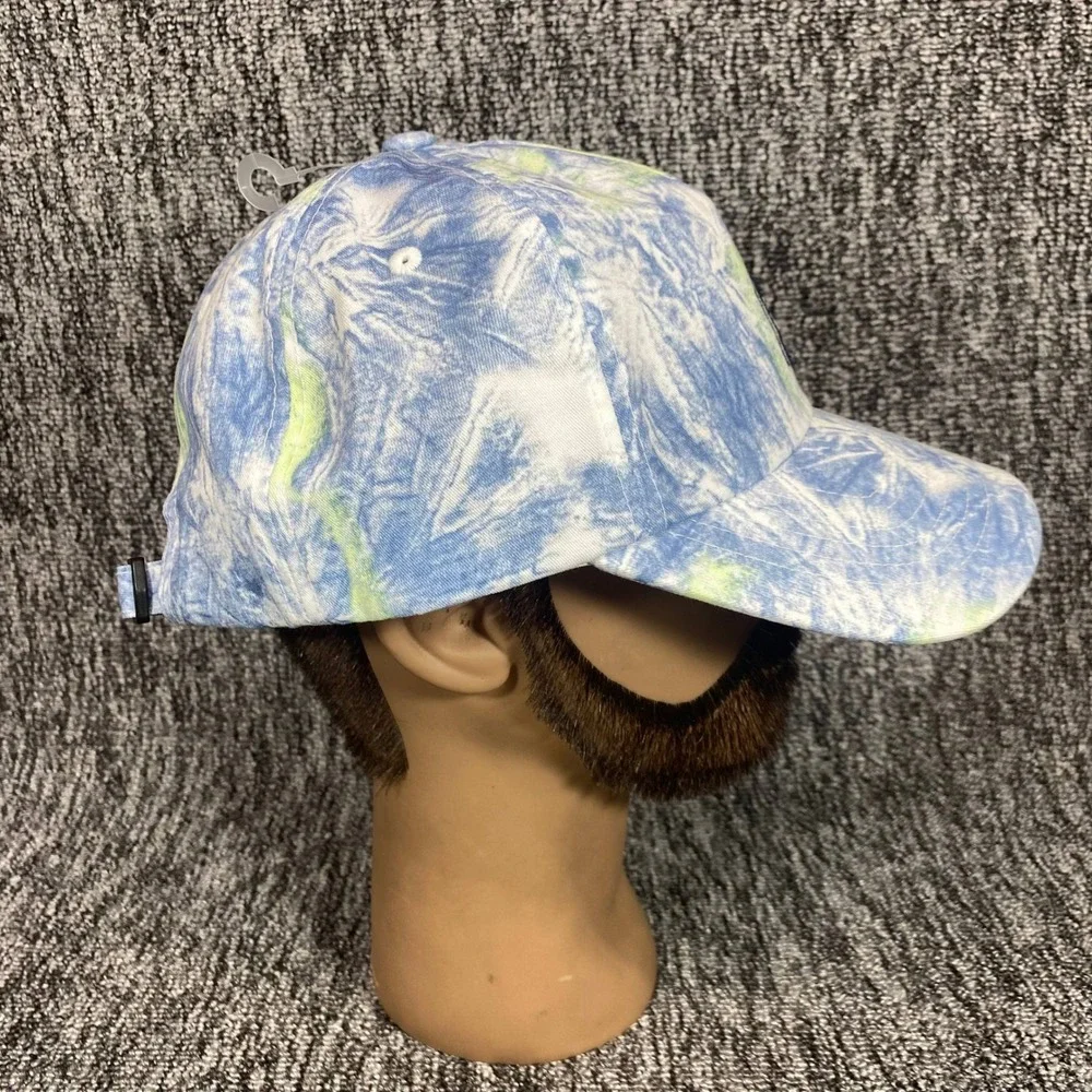 Huk Performance Fishing Hat Cap Tie Dye Blue Green Yupoong Classics Adjustable